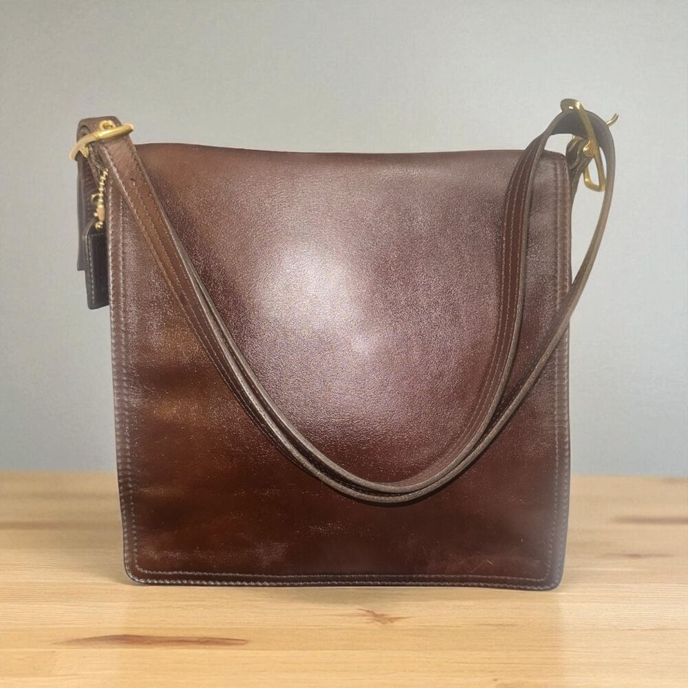 Coach Brown Leather Shoulder Bag